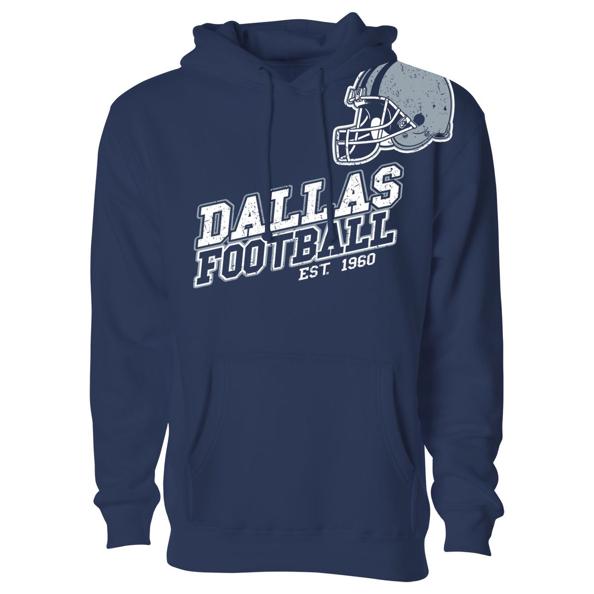 Men's Football Fan Pullover Hoodie - Large - Dallas