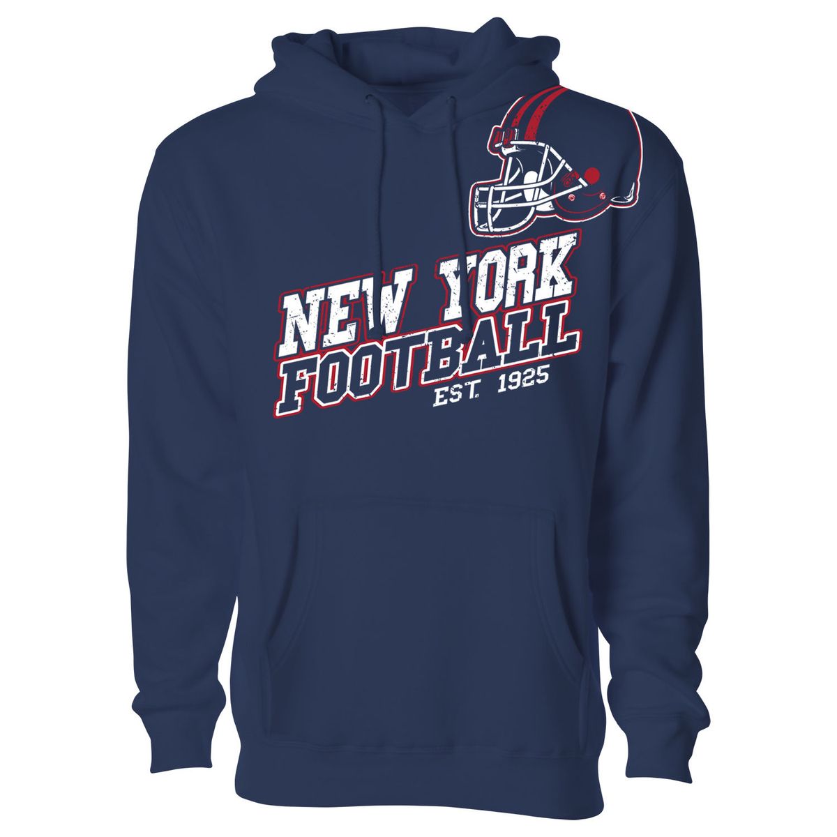 Men's Football Fan Pullover Hoodie - Small - New York