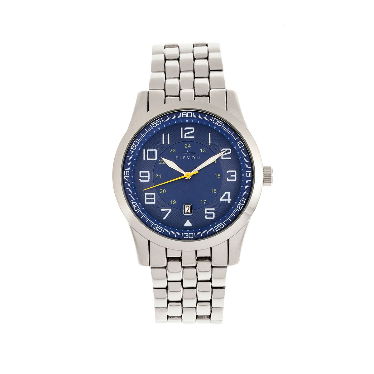 Elevon™ Men's Garrison Bracelet Watch with Date - Blue