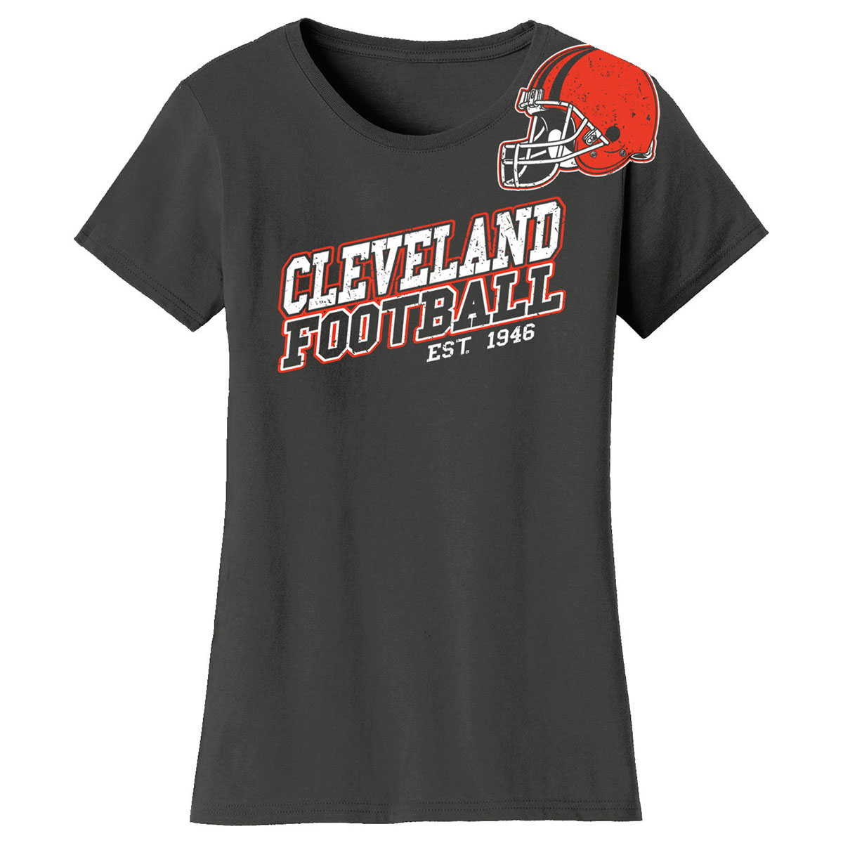Women's Football Fan T-Shirt - 2X-Large - Cleveland
