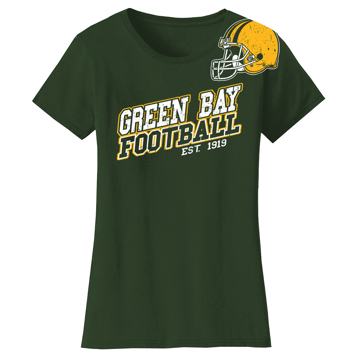 Women's Football Fan T-Shirt - X-Large - Green Bay
