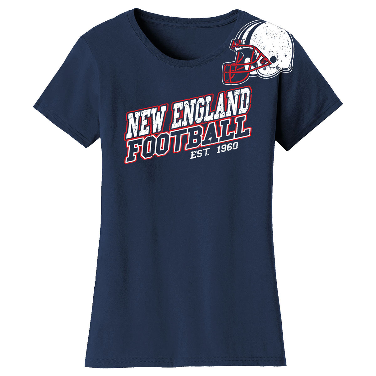 Women's Football Fan T-Shirt - Small - New England