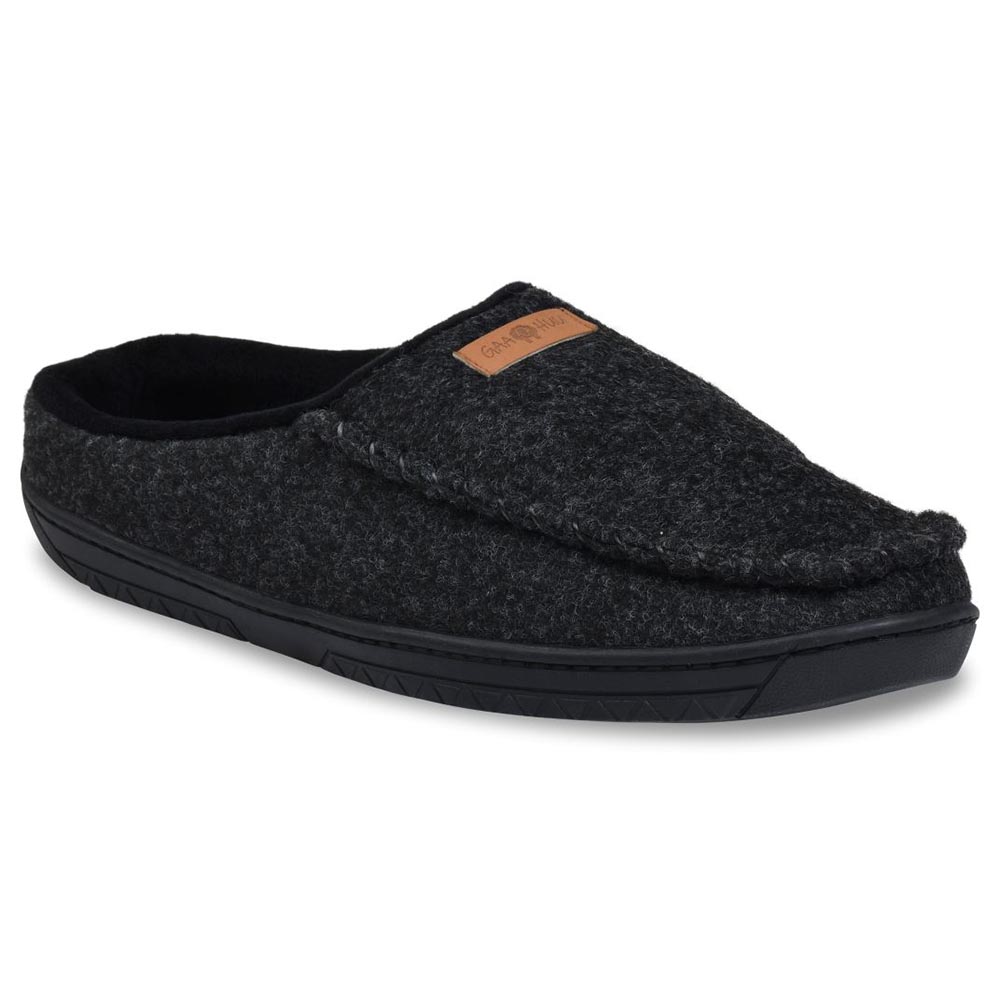 Men's Faux Wool Slippers - Clog - Small