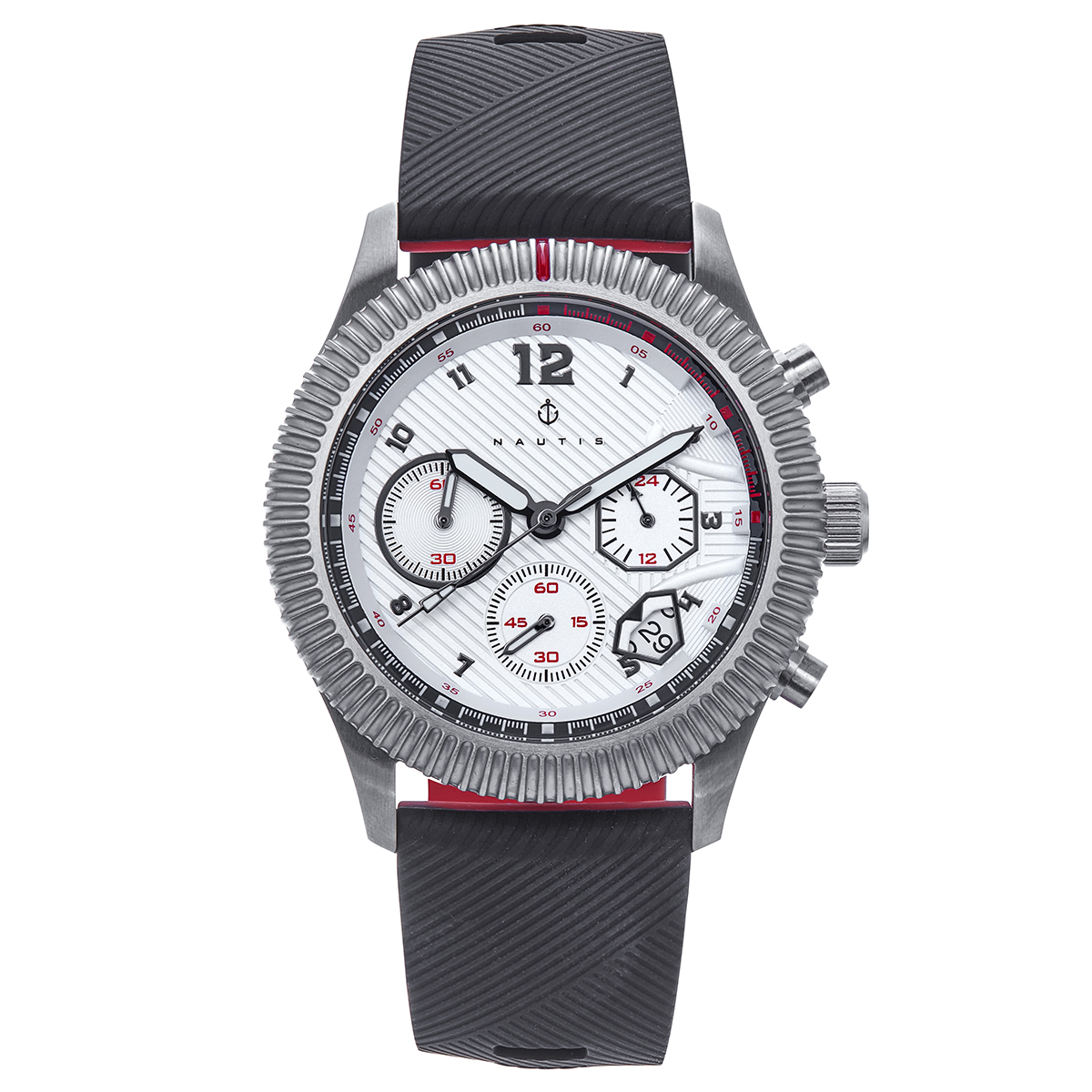 Nautis Meridian Chronograph Divers Watch with Date - Black