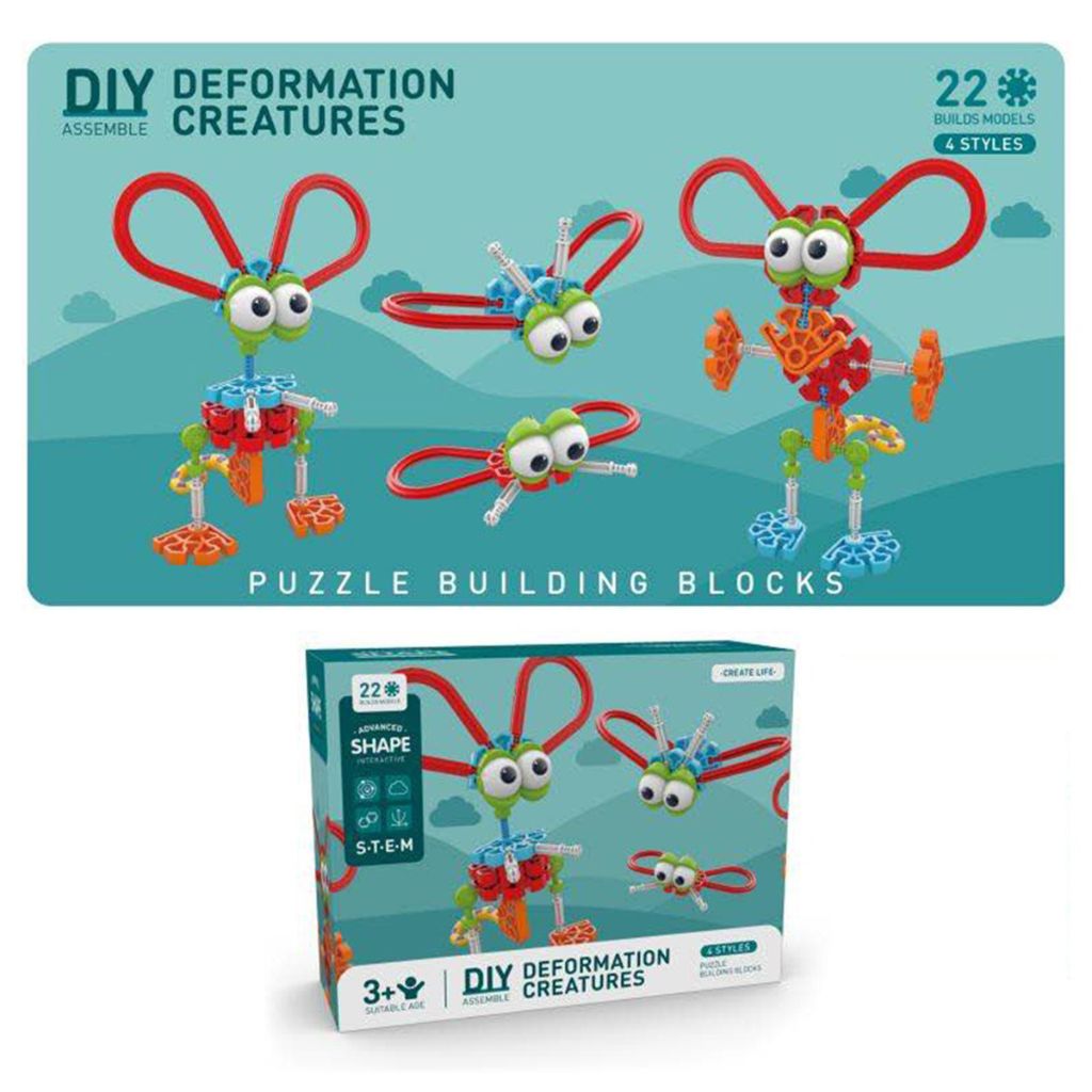 Zummy DIY Deformation Building Blocks - Creatures