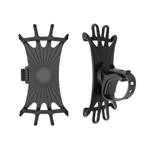 Silicone Handlebar Phone Holder (2-Pack) - Black