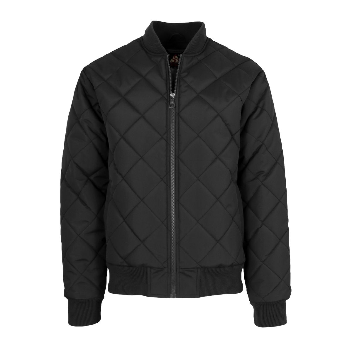 Men's Heavyweight Quilted Bomber Jacket - TSP-7900 - BK - L
