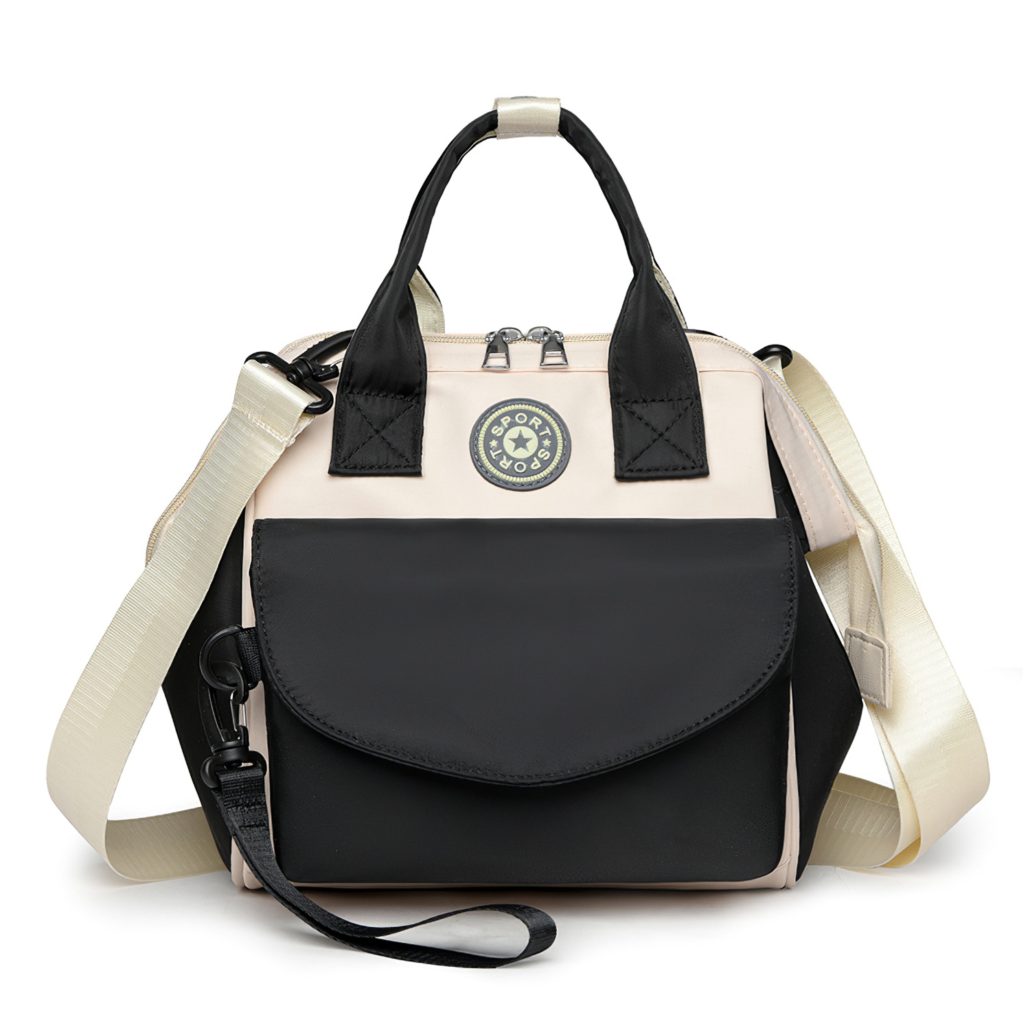 BabyLuv™ Crossbody Diaper Bag - BabyLuv Crossbody Diaper Bag Black