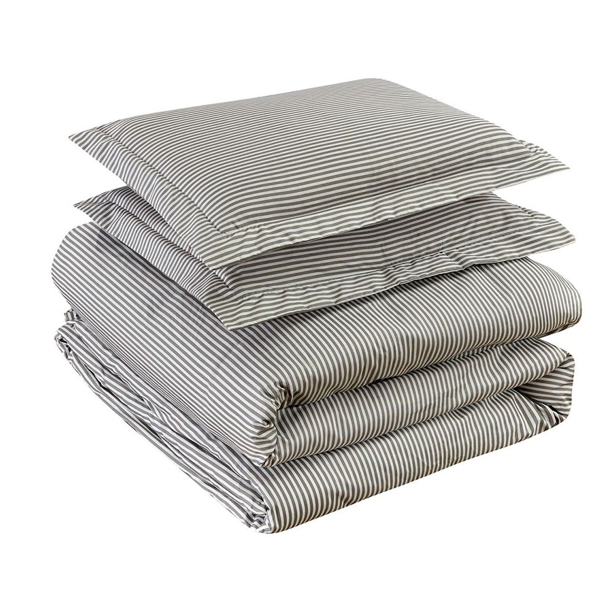 Bibb Home Egyptian Luxury 3-Piece Duvet Cover Set - Twin - Oxford