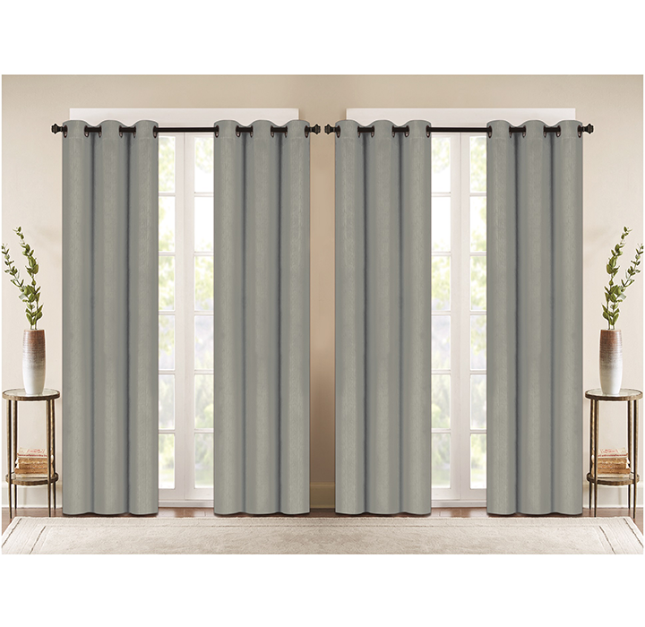 Denver Embossed Blackout Panels (4-Pack)  - 84"" Light Gray