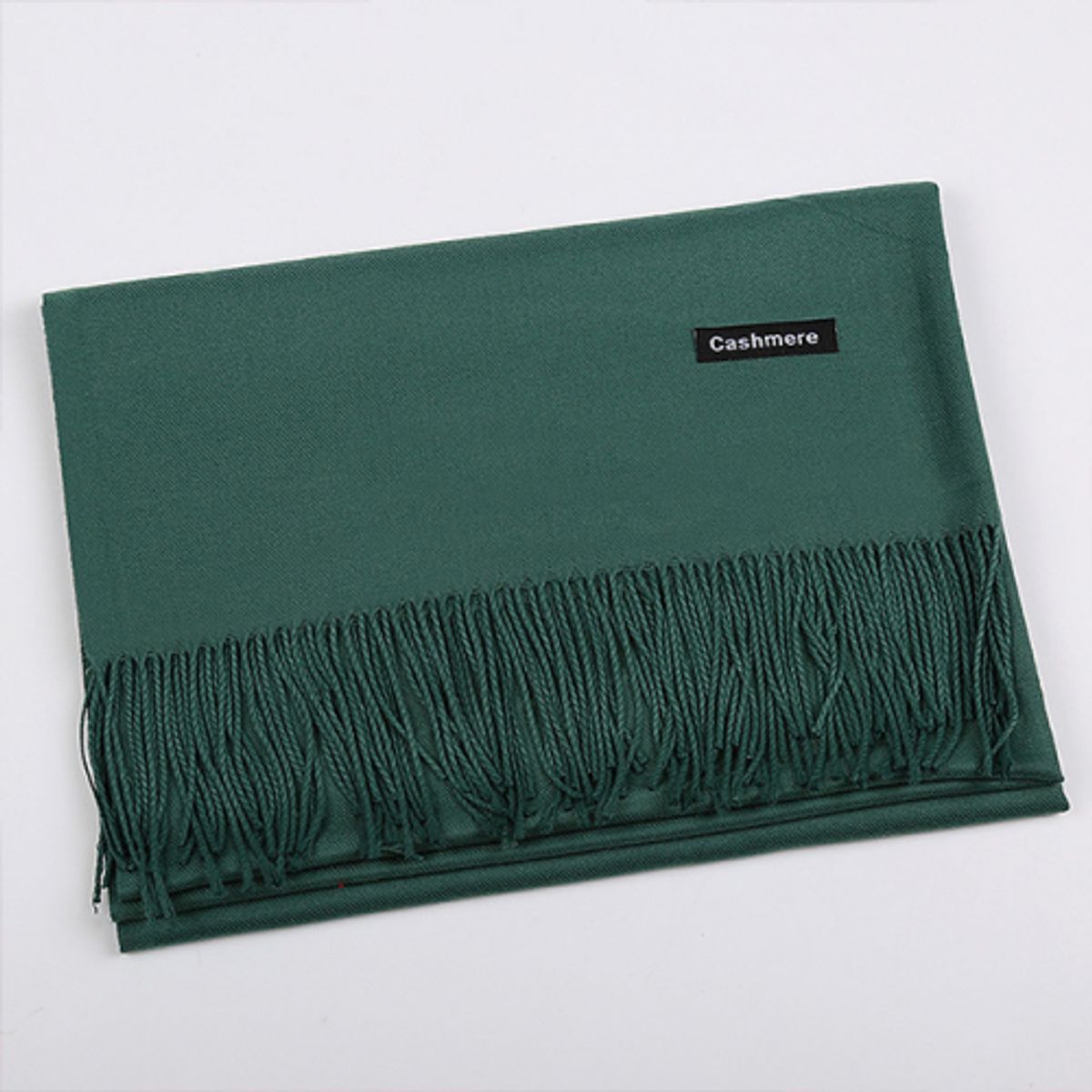Unisex Cashmere Pashmina Wool Scarf - Green