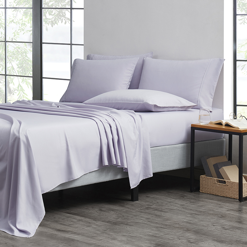 2,000-TC Bamboo Blend 6-Piece Sheet Set with Deep Pockets - Queen - Lilac