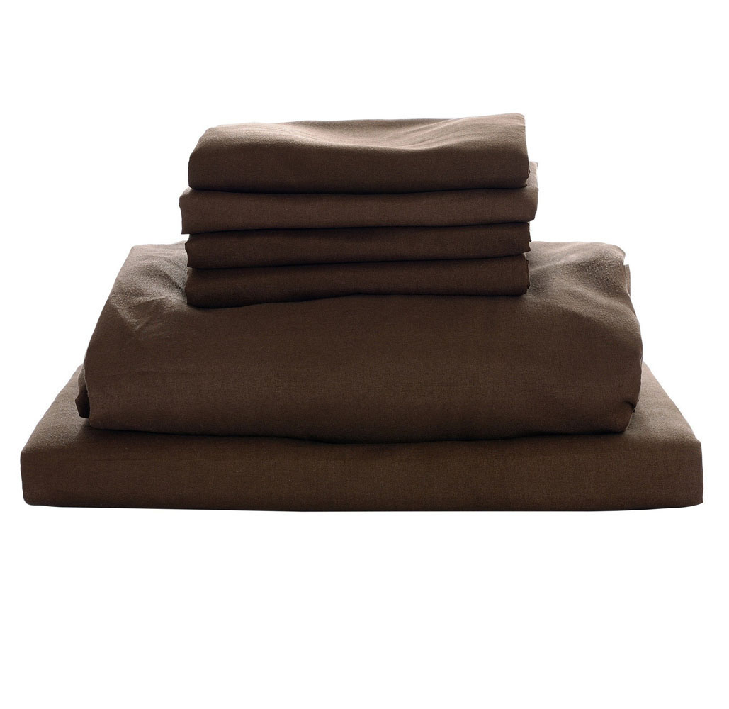 Cheer Collection 1800 Series Microfiber Sheet Set - Twin - Chocolate