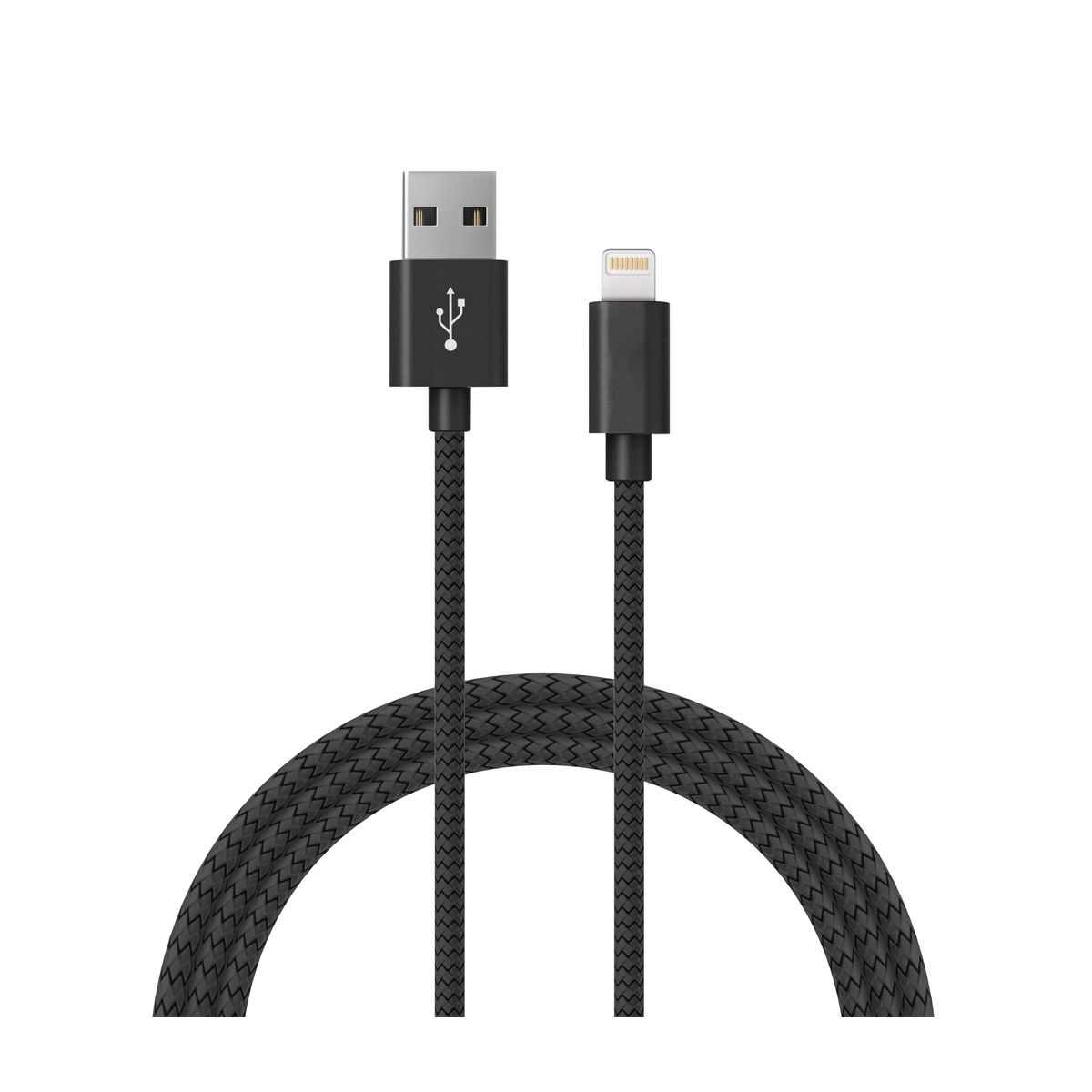 Lightning Charging Cable for iPhone (MFI Certified) - Black