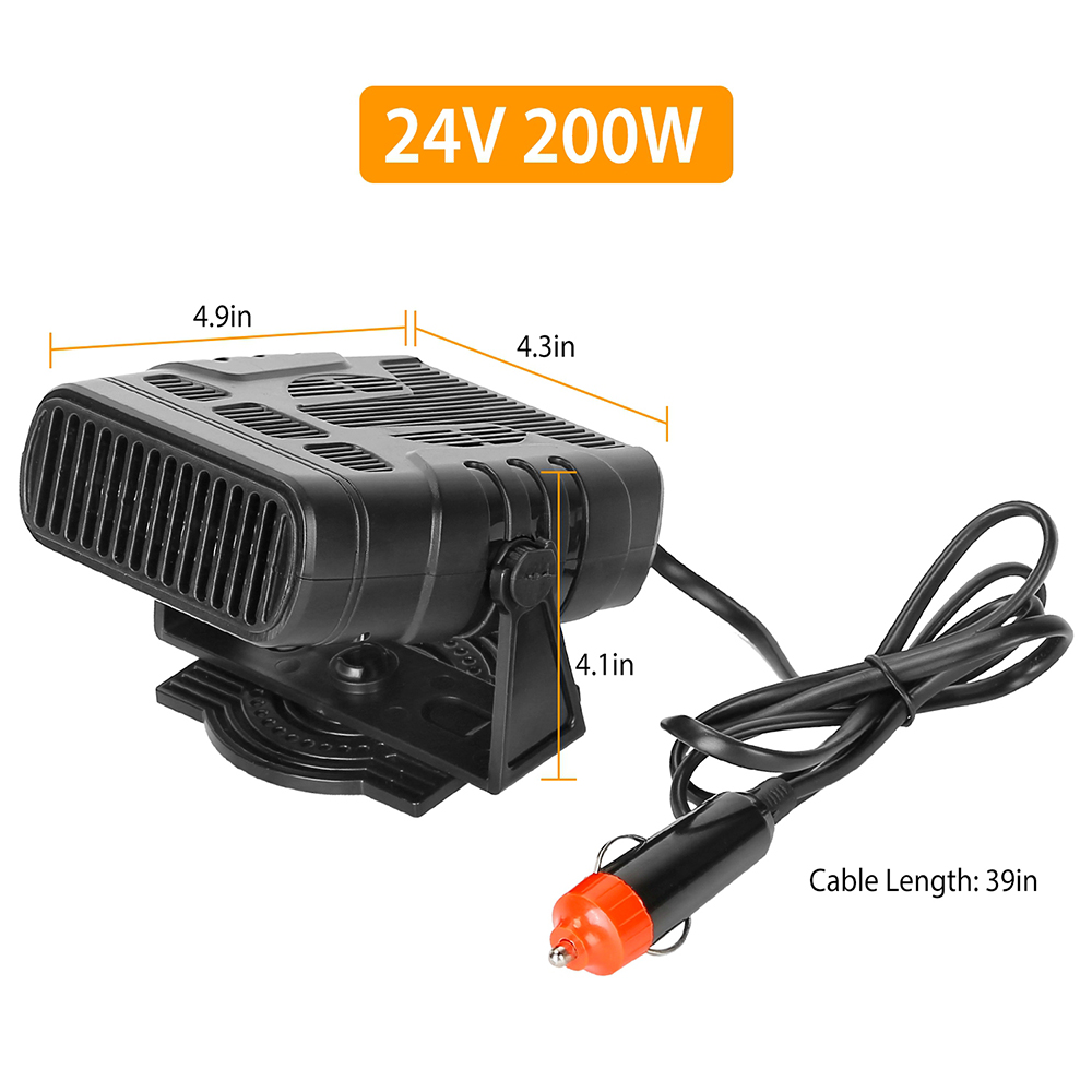 Portable Car Heating Fan - iMounTEK Portable Car Heating Fan 24 V