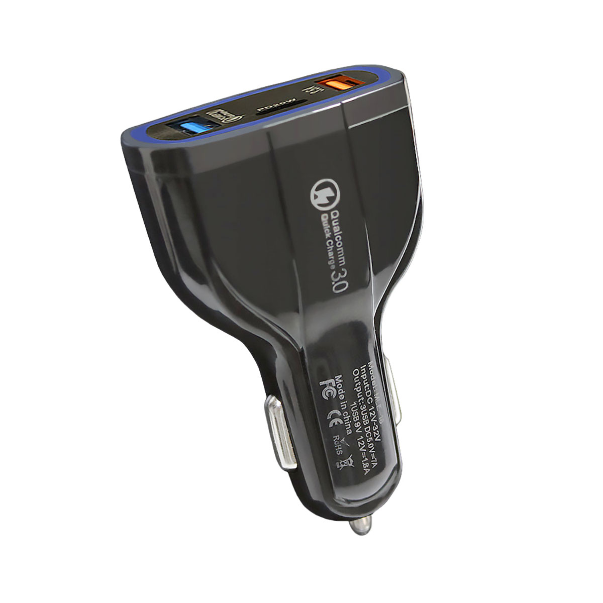 40W 3-Port USB-A & USB-C QC3.0 Auxiliary Charger (1- to 5-Pack) - Port USB & Charger 4-Pack