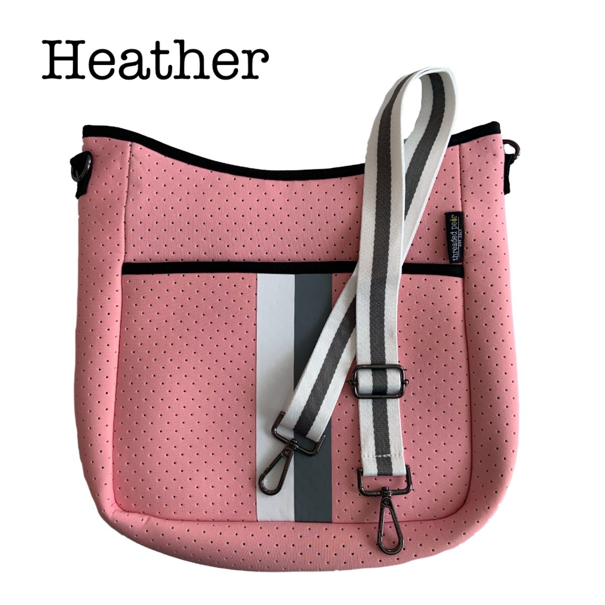 Neoprene Messenger Bag - Heather