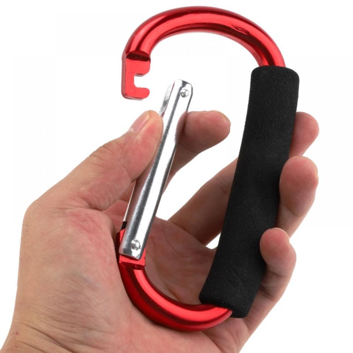 Large Carabiner with Carrying Handle (1- or 2-Pack) - Large Carabiner Carry Handle – Multi Use
