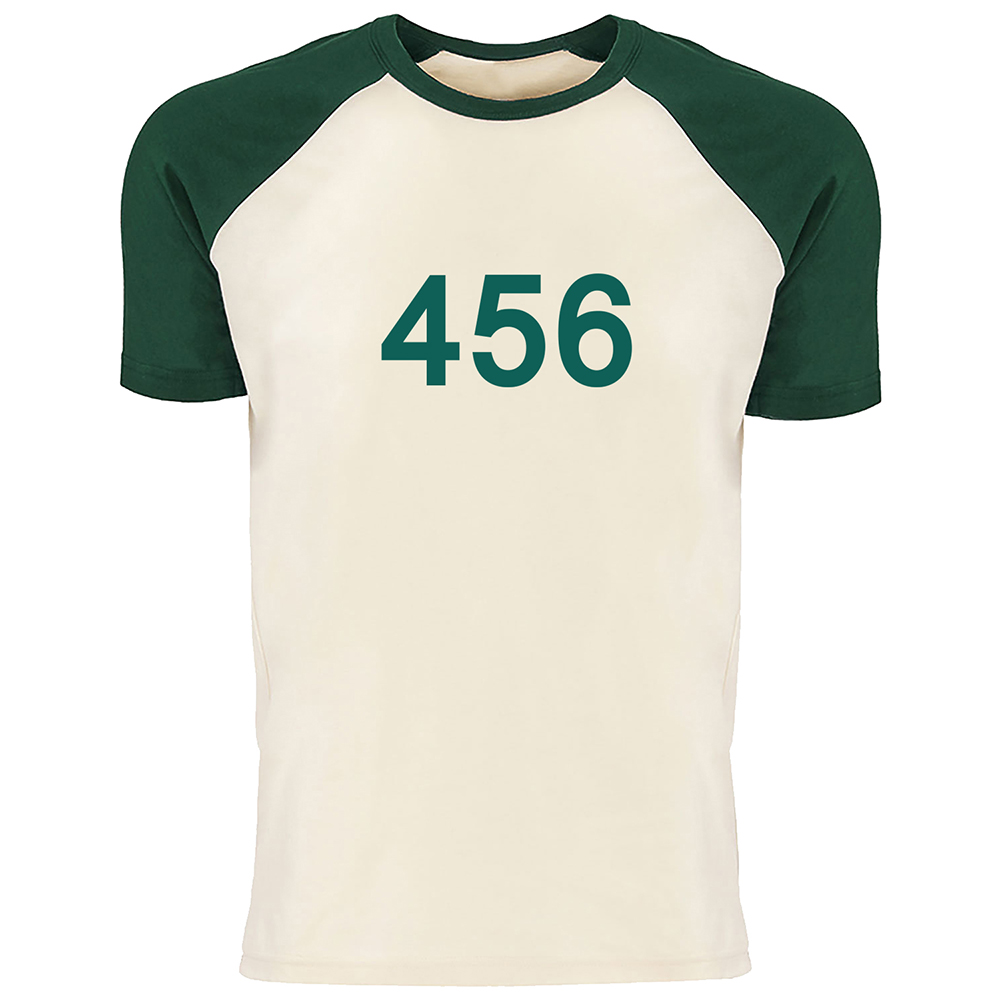 Men's Squid Games T-Shirts - 456 - Raglan / M
