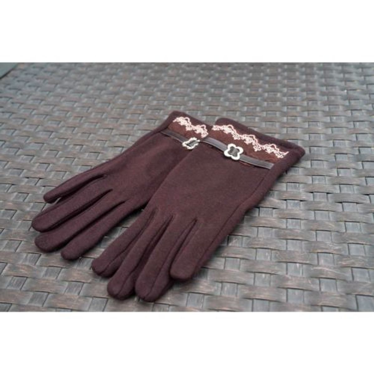 Women's Touchscreen Gloves - Brown