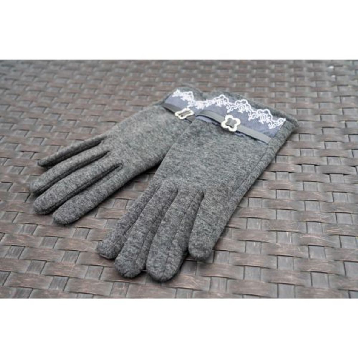 Women's Touchscreen Gloves - Grey