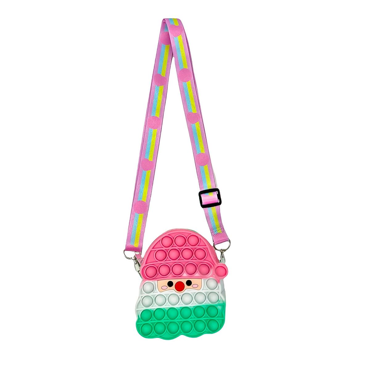 Kids' Fruity Pop-it Bubble Fidget Handbag - Santa