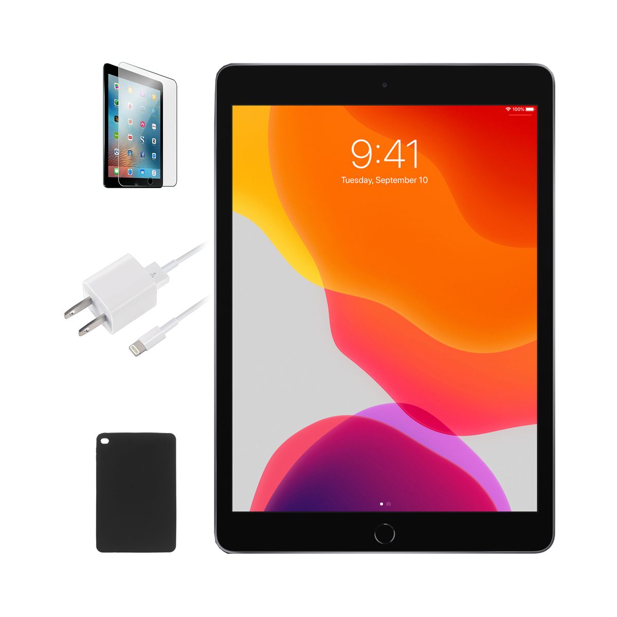 Apple® iPad - 6th Gen, 128GB, Wi-Fi Only Bundle (2018 Release) - 128GB , Space Gray , Wi-Fi