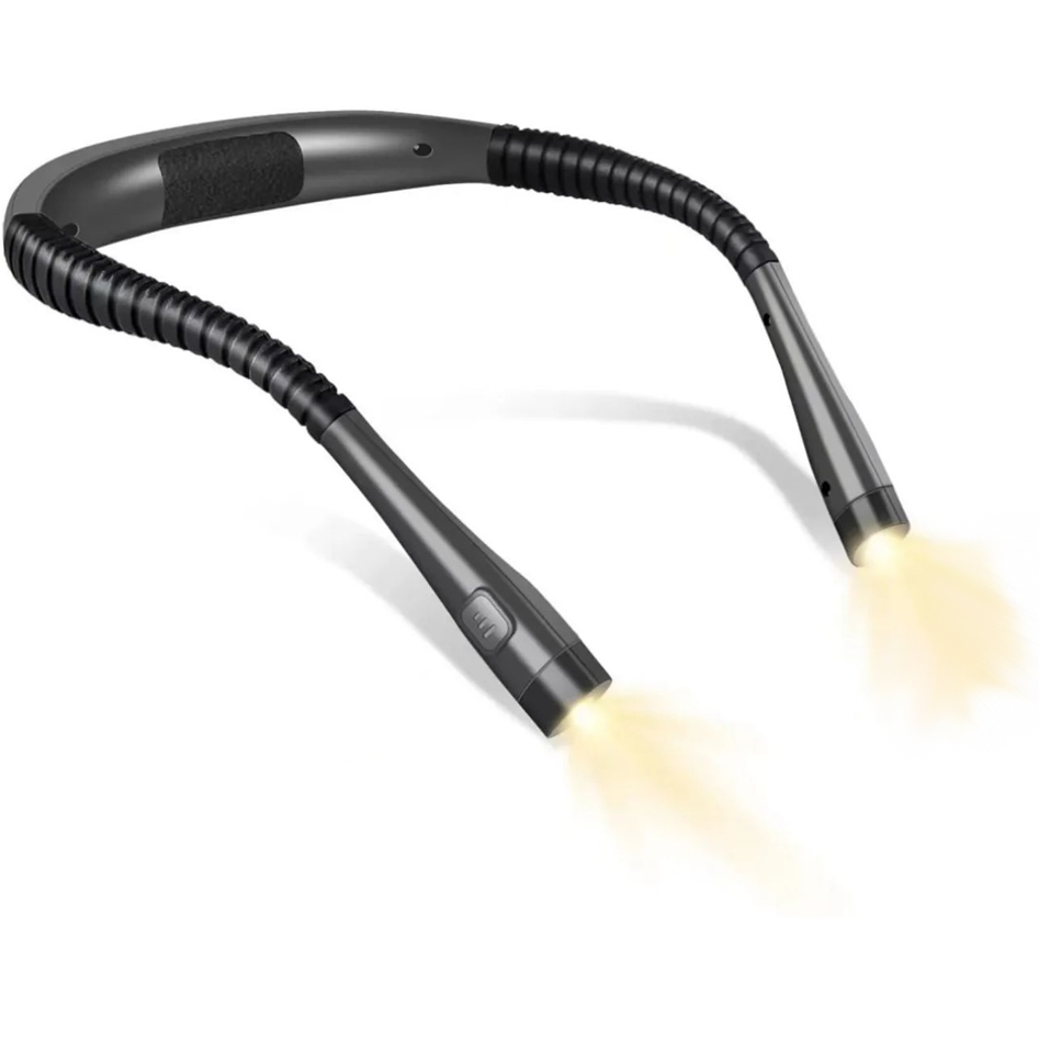 Adjustable Neck Light With Dimming Options - Black