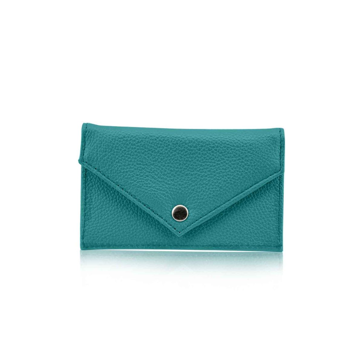 RFID-Blocking Mini Commuter Coin Purse - Teal