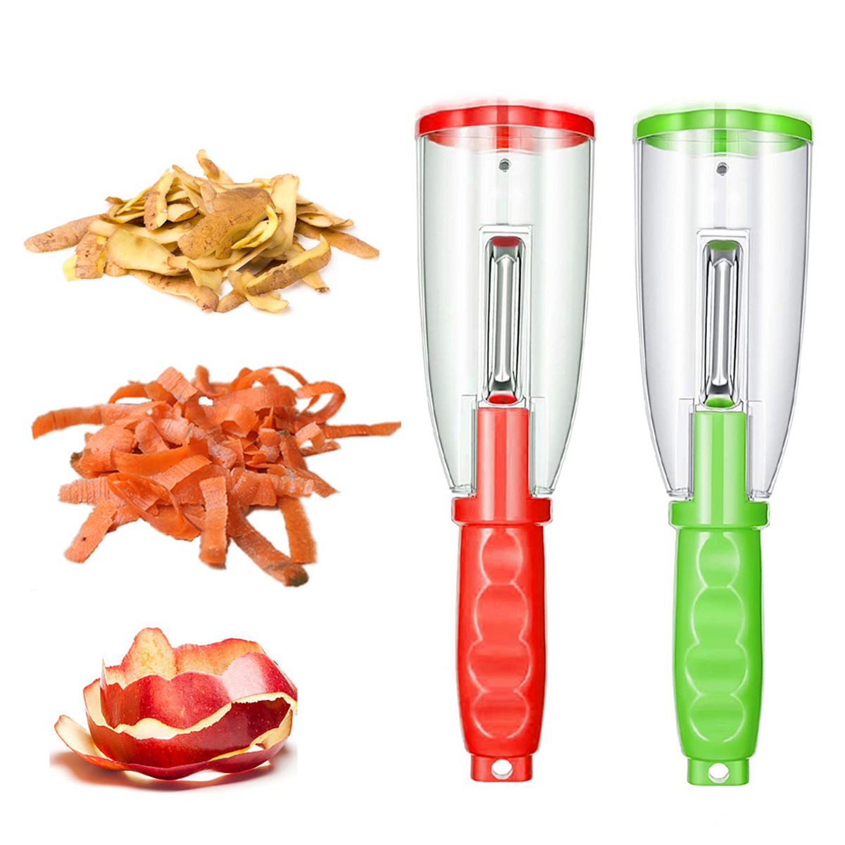 Multifunctional Fruit Vegetable Peeler with Storage Box (2-Pack) - Bundle