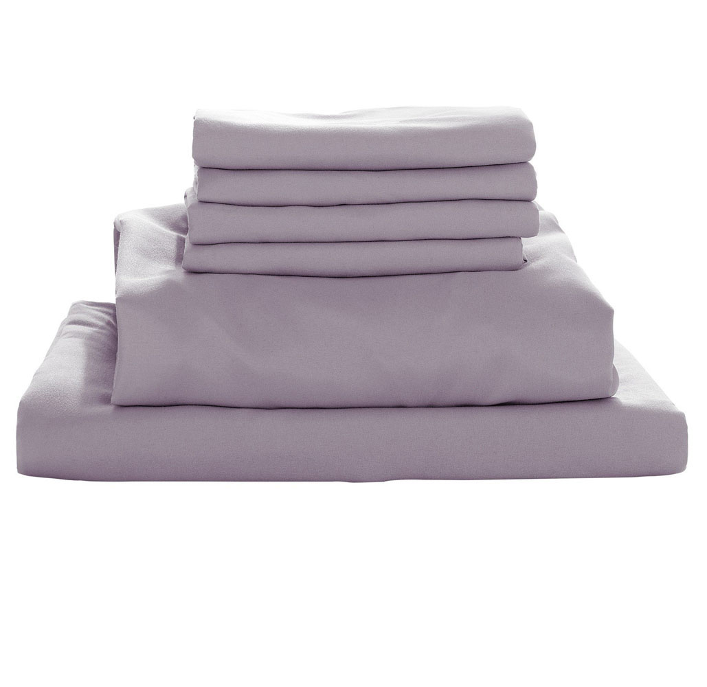Cheer Collection 1800 Series Microfiber Sheet Set - Twin - Purple