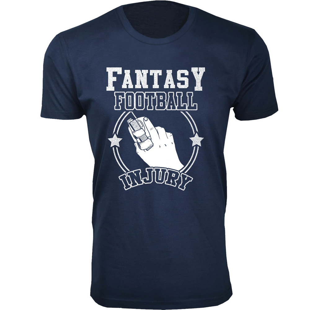 Men's Fantasy Football T-Shirt - Fantasy Football Injury - Navy / XL