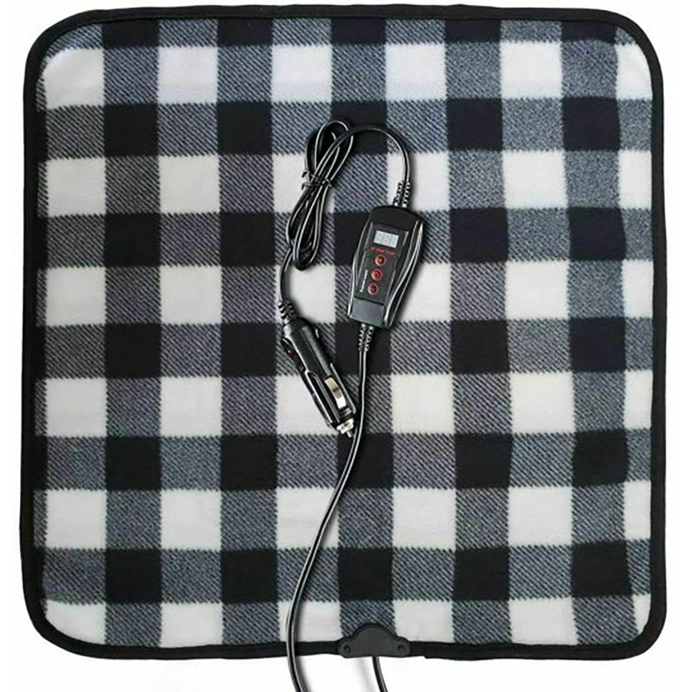 Zone Tech™ Car Mini Electric Heating Pad - Buffalo Plaid