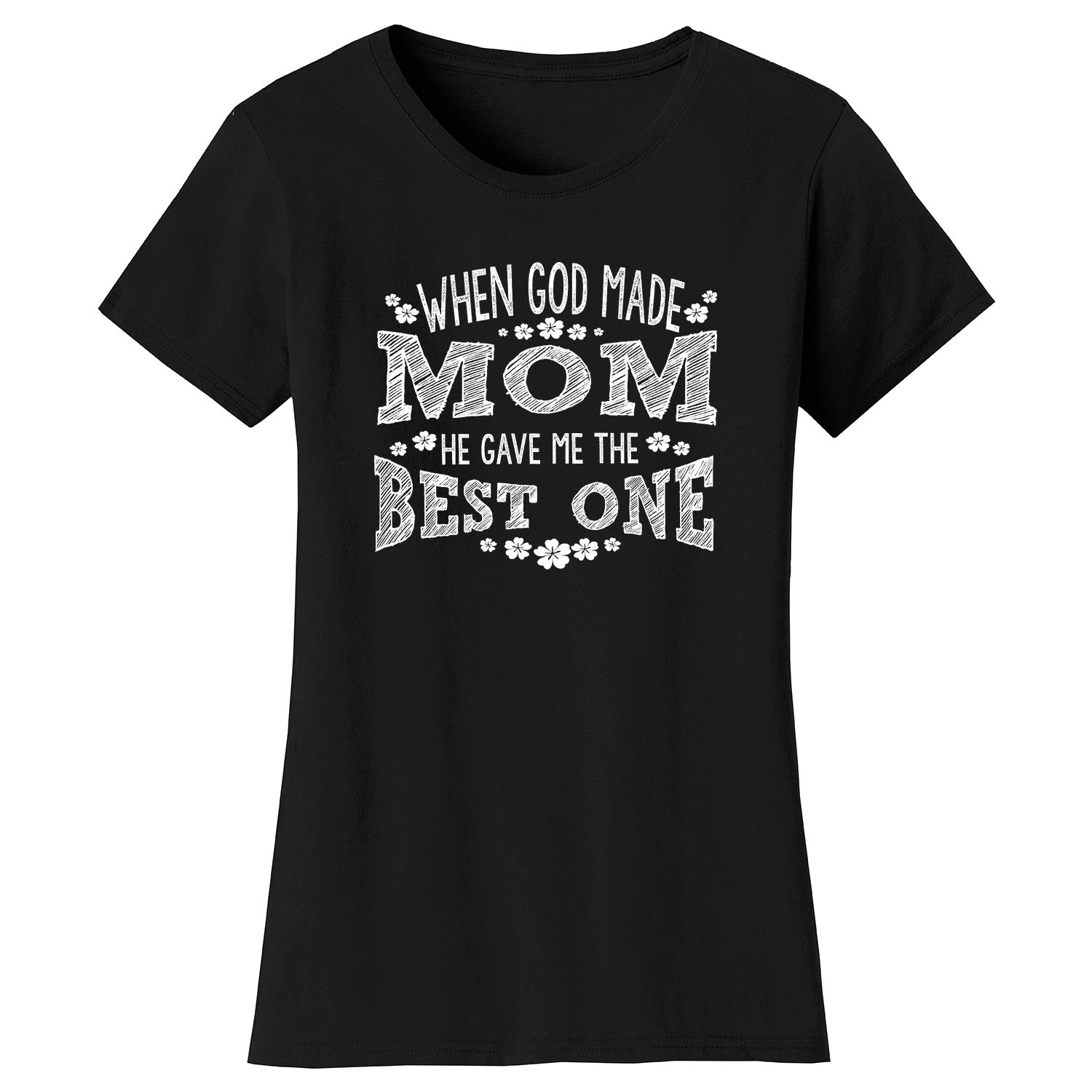 Women's Greatest Blessing T-Shirt - Best one Mom - Black / S