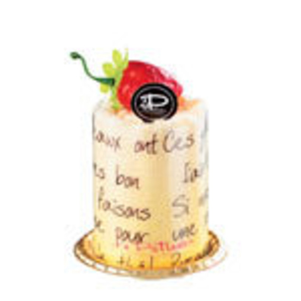 Dessert-Themed Mousse Towel and Fruit Magnet (Set of 2) - Custard Mousse Towels & Fruit Magnet