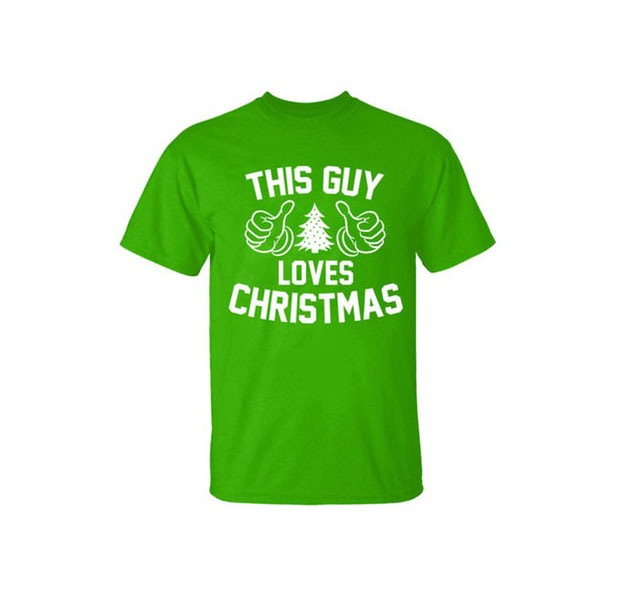 Men's Funny Christmas T-Shirts -  Thumbs / KG / LG