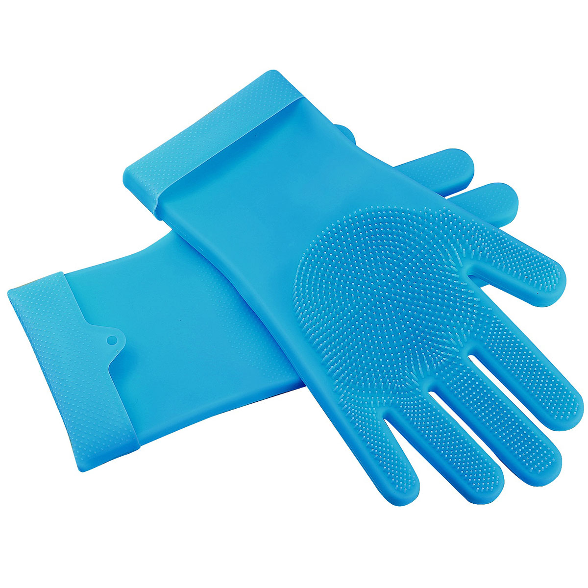iMounTEK® Silicone Dishwashing Scrubber Gloves (1- or 2-Pack) - iMounTEK Silicone Dishwashing Gloves 2B