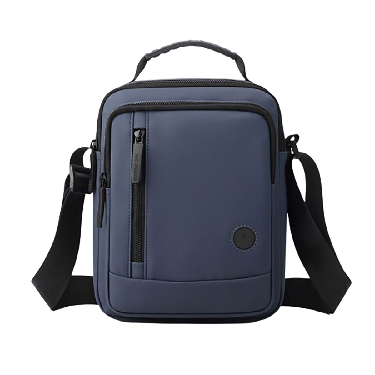 Lior™ PU Leather Anti-Theft Crossbody Bag - navy