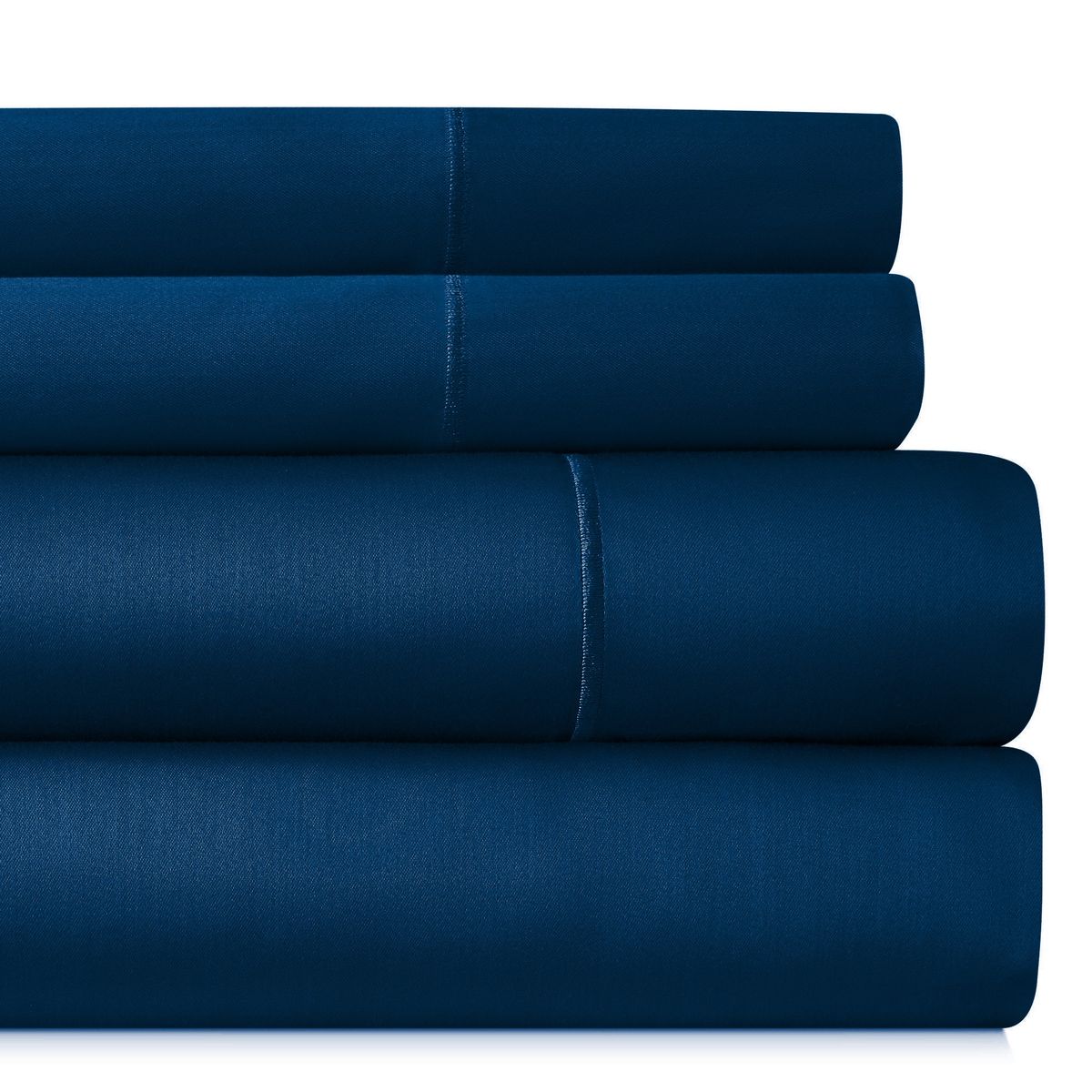 1,000-TC Egyptian Cotton Sheet Set by Bibb Home&trade; - 4 Piece Set King - Denim