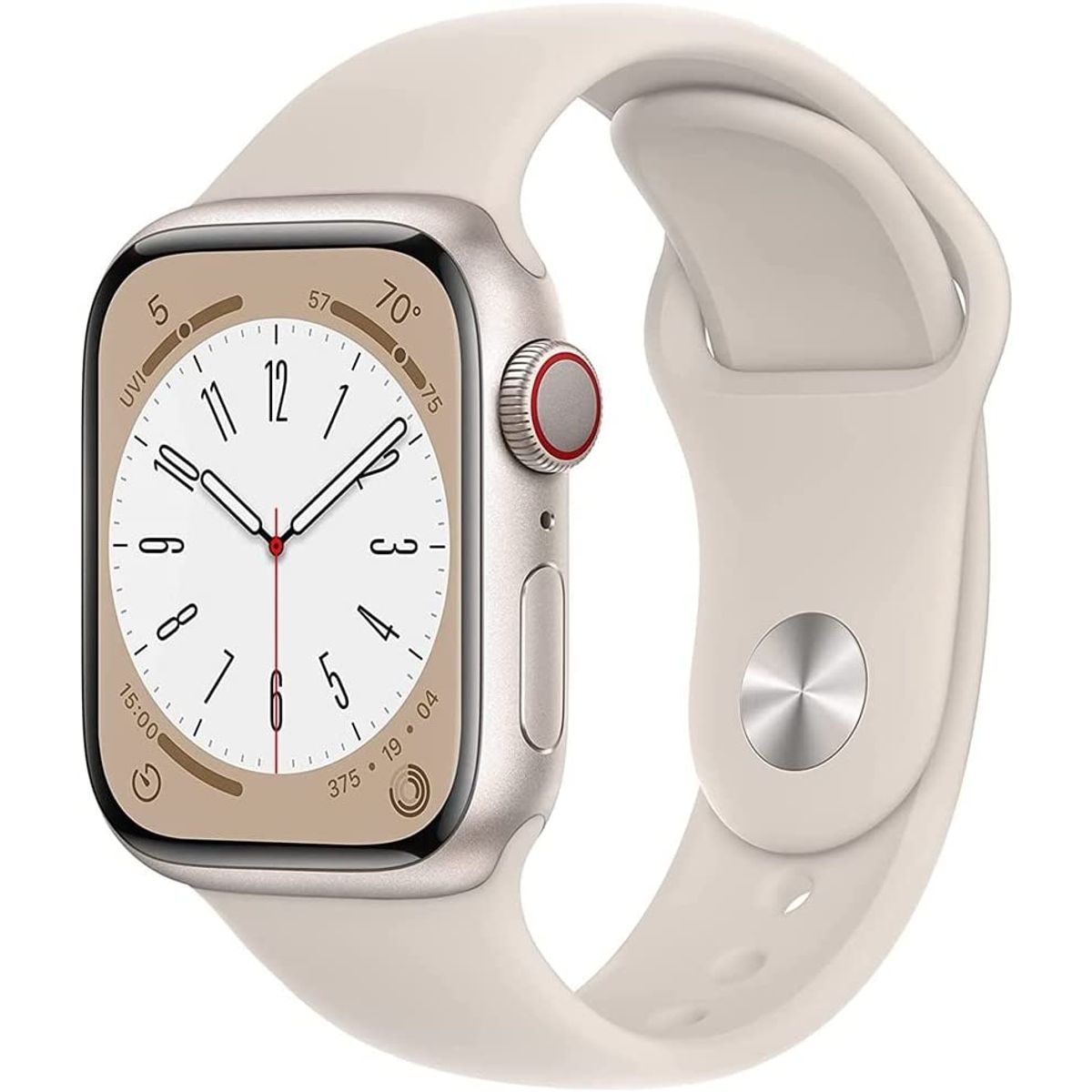 Apple Watch Series 8 - with Sport Band - Starlight - 41mm - MNV03LL/A