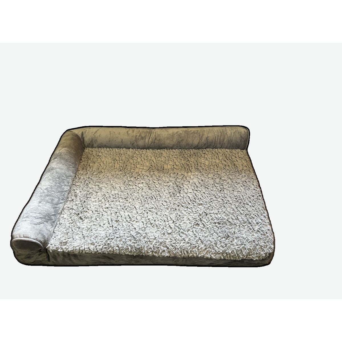 Microplush Orthopedic Bolstered Pet Bed - L Shape