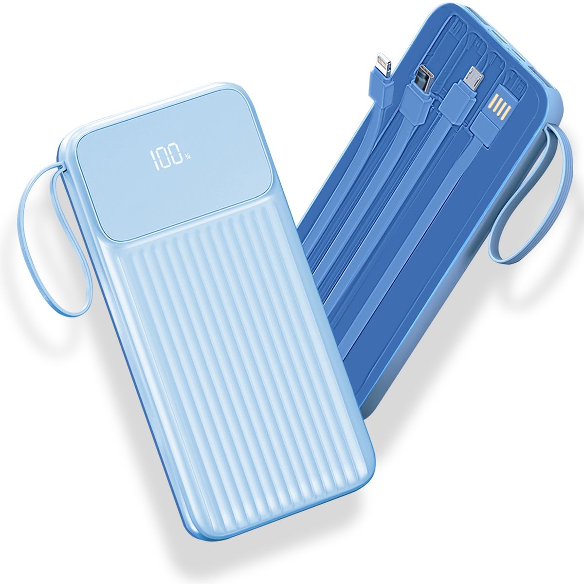 PowerMaster 20,000mAh Fast-Charge Power Bank - PowerMaster Fast Charging Power Bank BLU