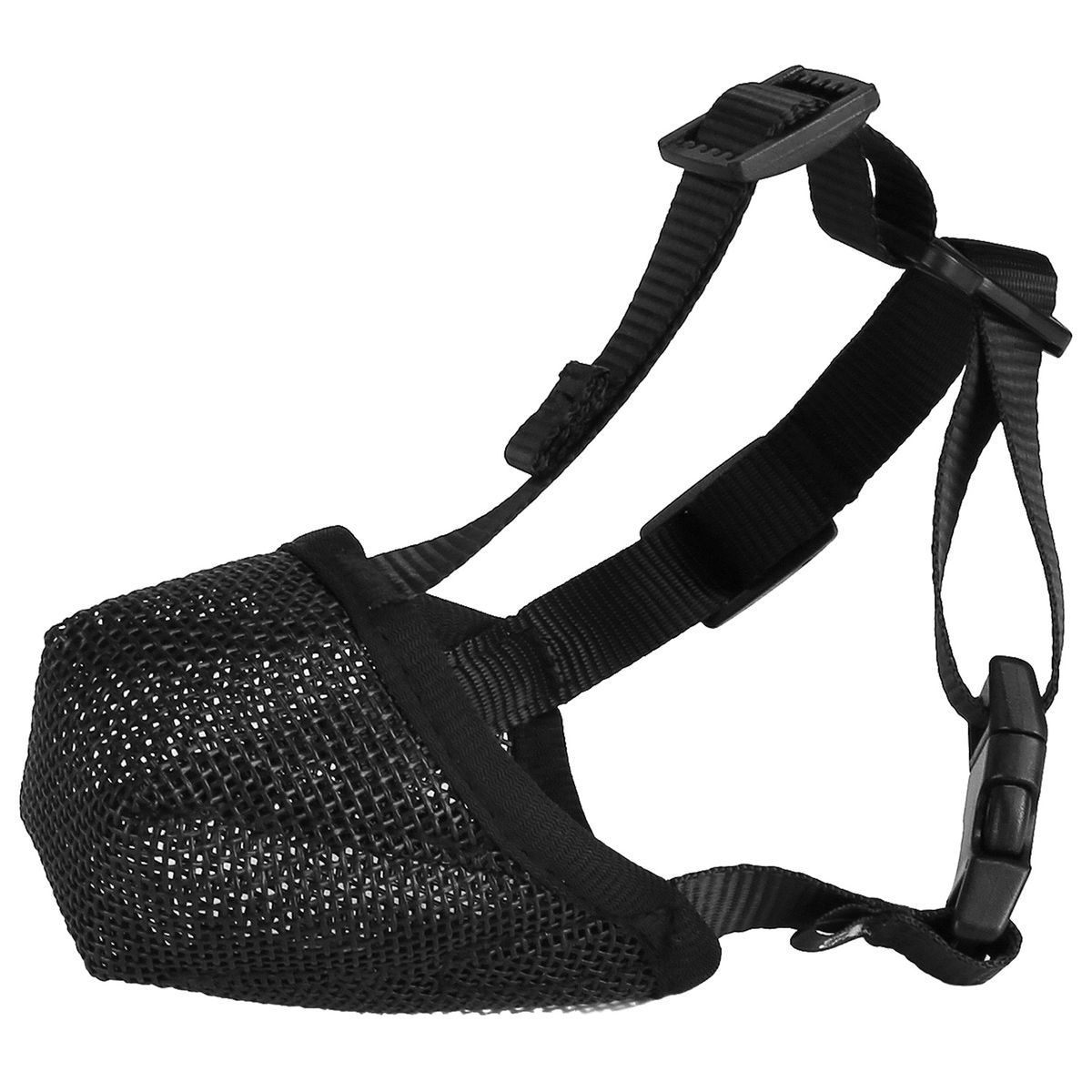 iMounTEK Mesh Dog Muzzle Mask - X-Large - Black
