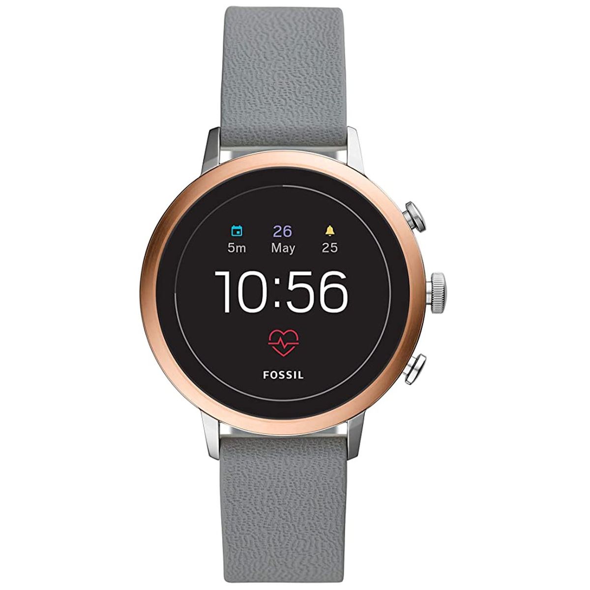 Fossil® Women's Venture Black Dial Watch - FTW6016
