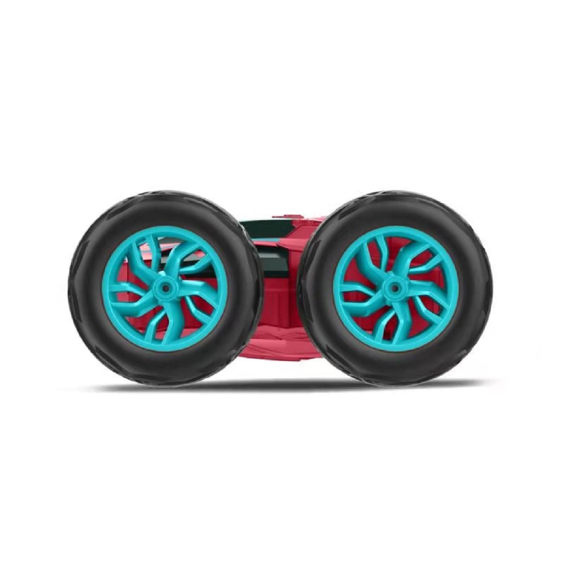 Kids' Remote Control 360-Degree Stunt Trucks & Cars - 4 Wheel 360 Degree Stunt car Red/Blue