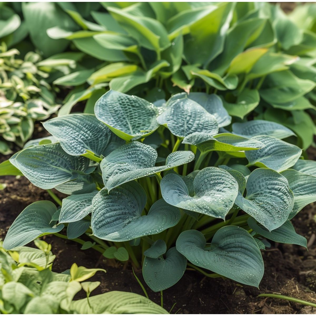Shade Loving Hardy Hosta by Touch of ECO® (3 Bare Roots) - Abiqua Drinking Gourd Hosta-3 Bare Roots