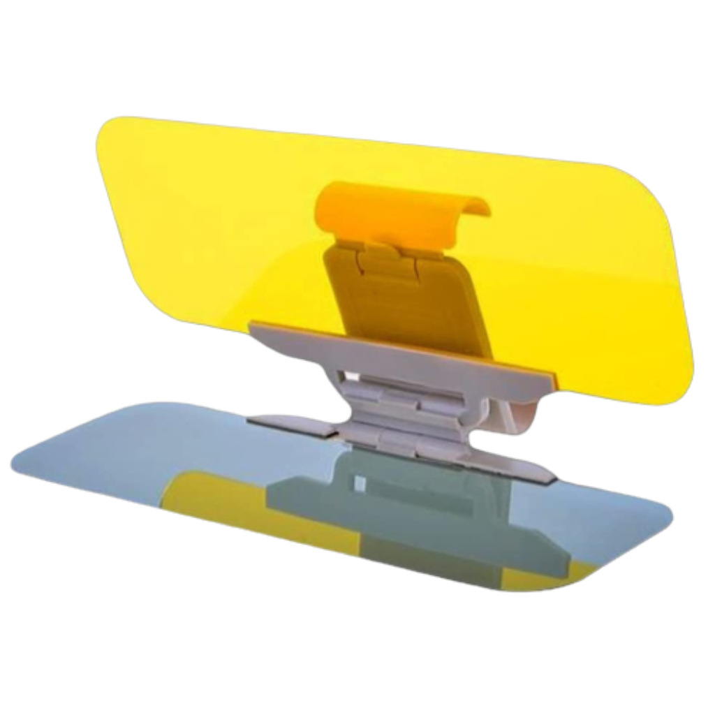 Zone Tech&reg; Day and Night Anti-Glare Car Windshield Visor (1- or 2-Pack) - Day And Night Anti-Glare Car Visor 1Pack