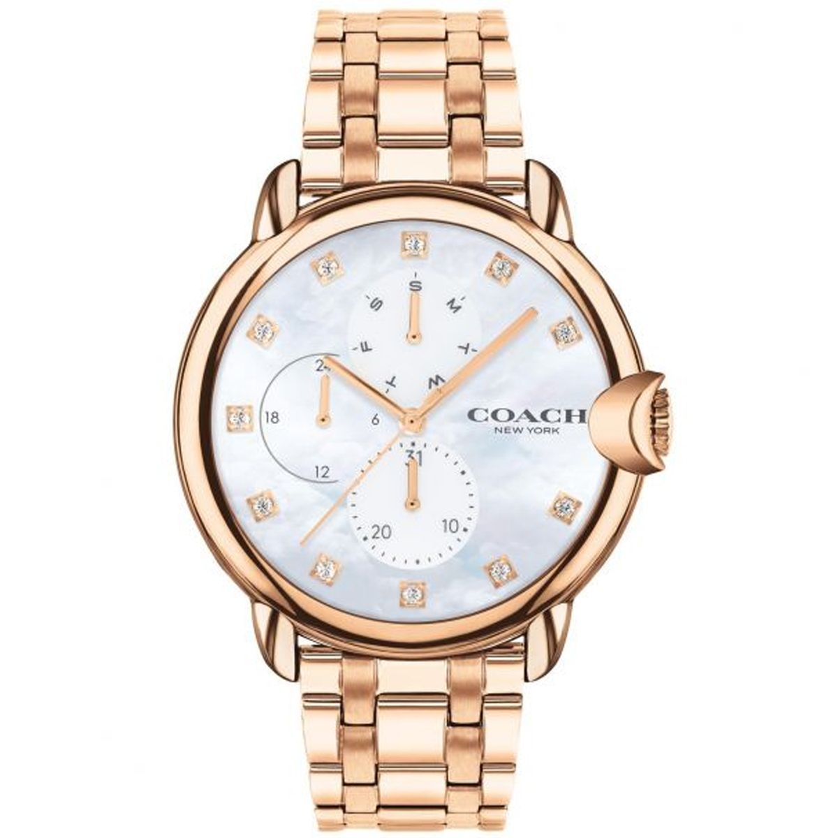Coach Arden Watch for Women - Mother of Pearl Dial