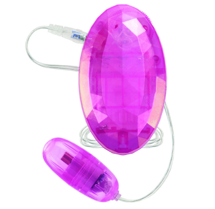CalExotics Lighted Shimmers LED Glider Teaser Vibrator - Pink