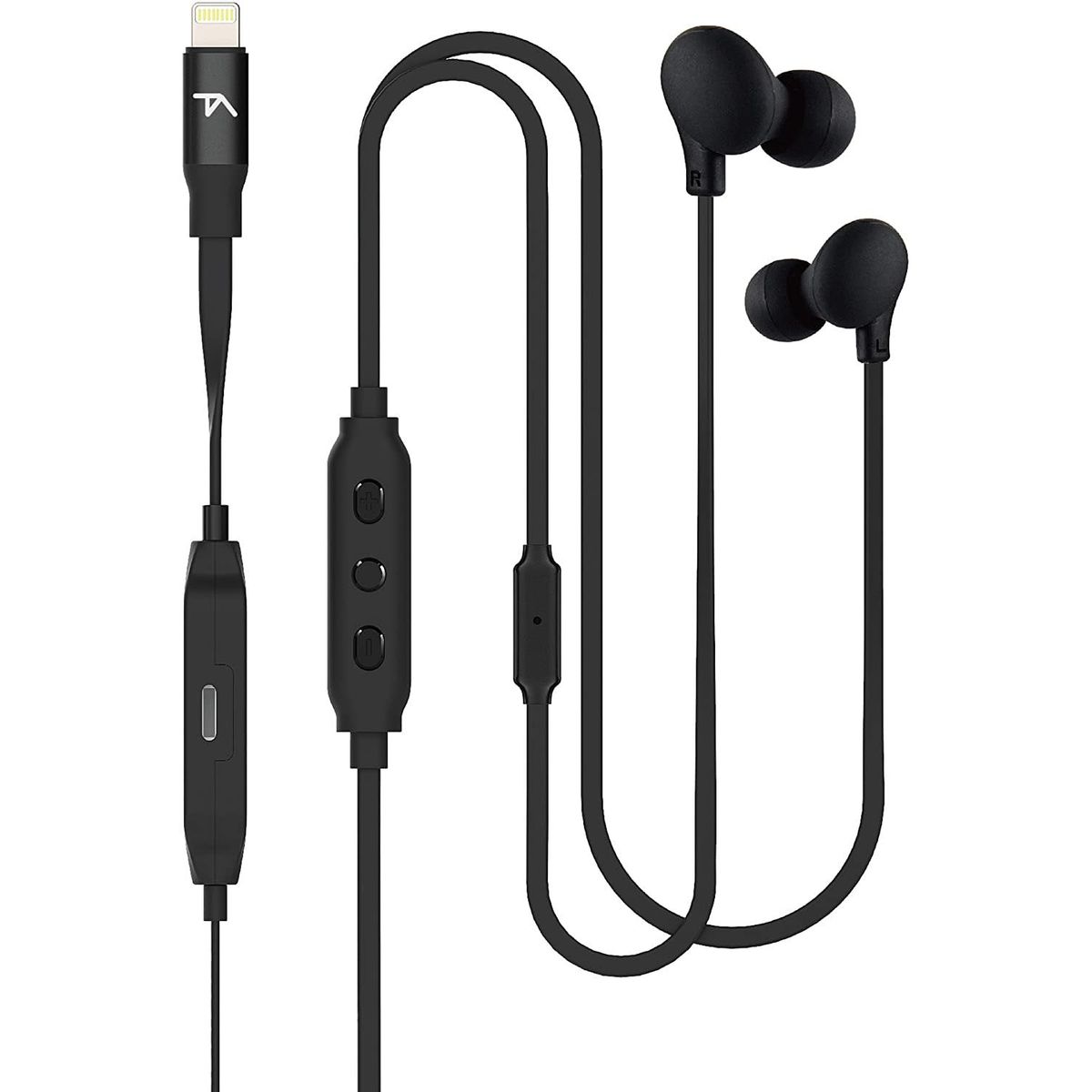 Tech Armor® Apple MFi Certified Lightning Earbuds (1 or 2-Pack) - 2 PACK